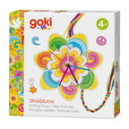 Goki - breiwerk speelgoed bloem en vlinder creatief handwerk.