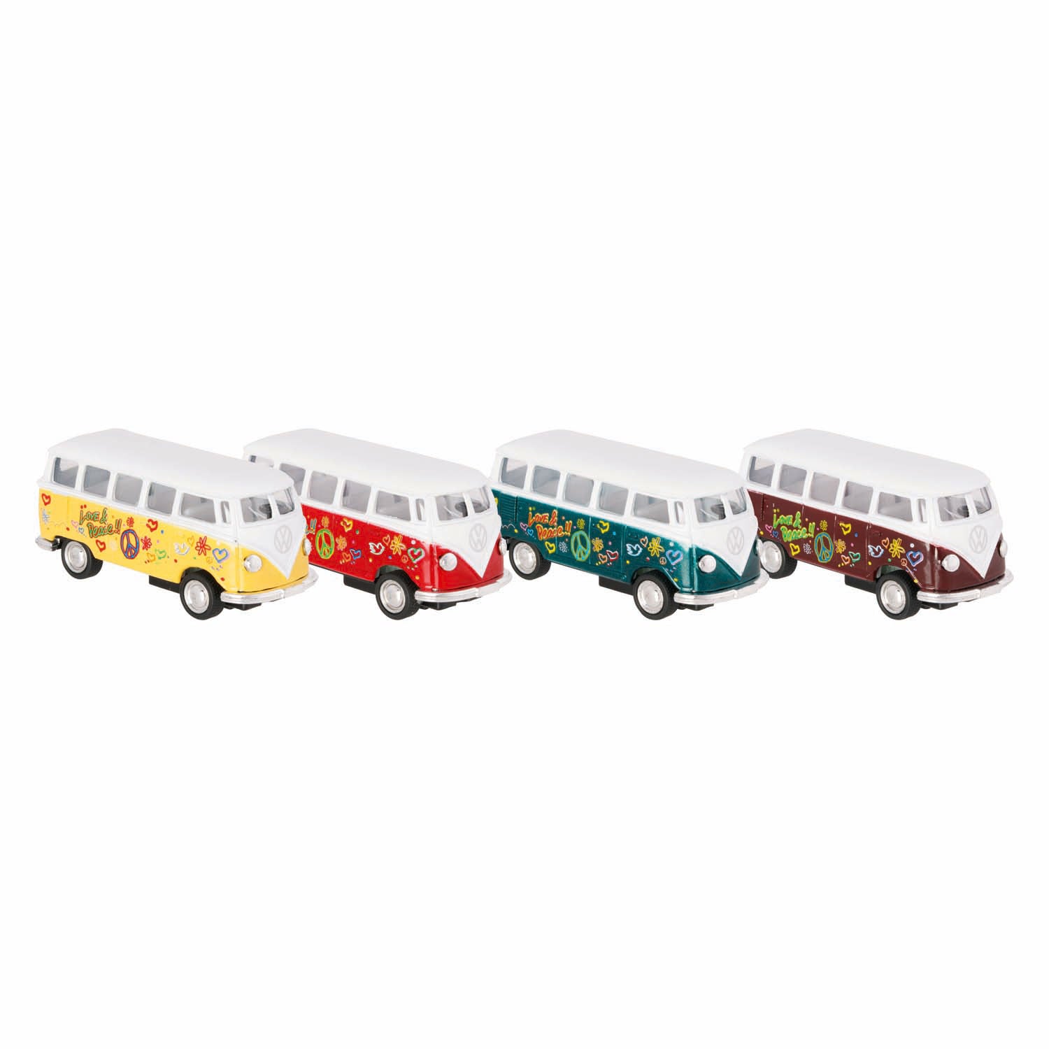 Goki - Vw klassieke bus (1962) die-cast