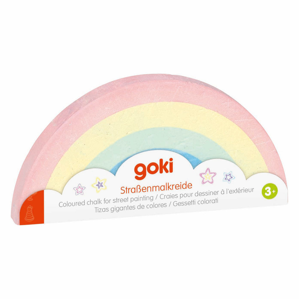 Goki - stoepkrijt regenboog