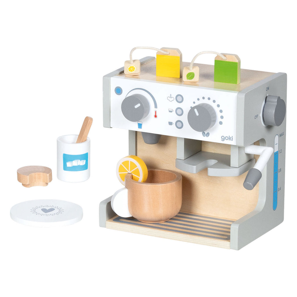 Goki - houten koffie- en thee machine -