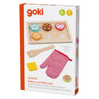 Goki - houten koekjes bakken set - 9 delig