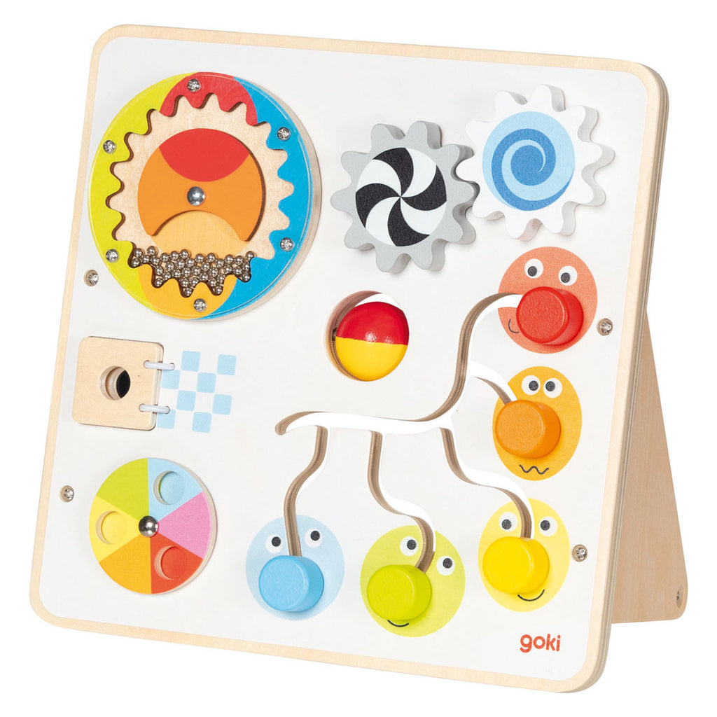 Goki houten activiteiten bord