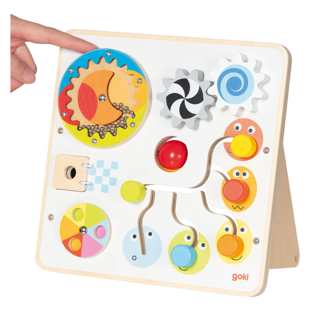 Goki houten activiteiten bord
