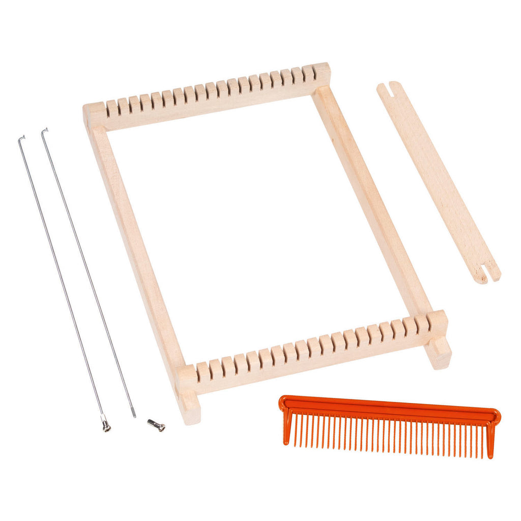 Goki - houten weefraam met kam - 17cm