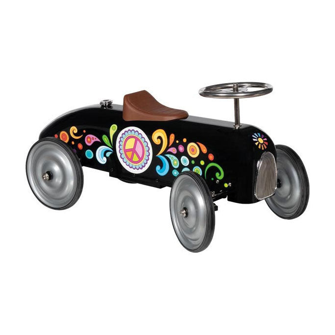 Goki - metalen loopauto zwart