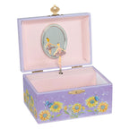 Goki muziekdoos ballerina bloemen paars