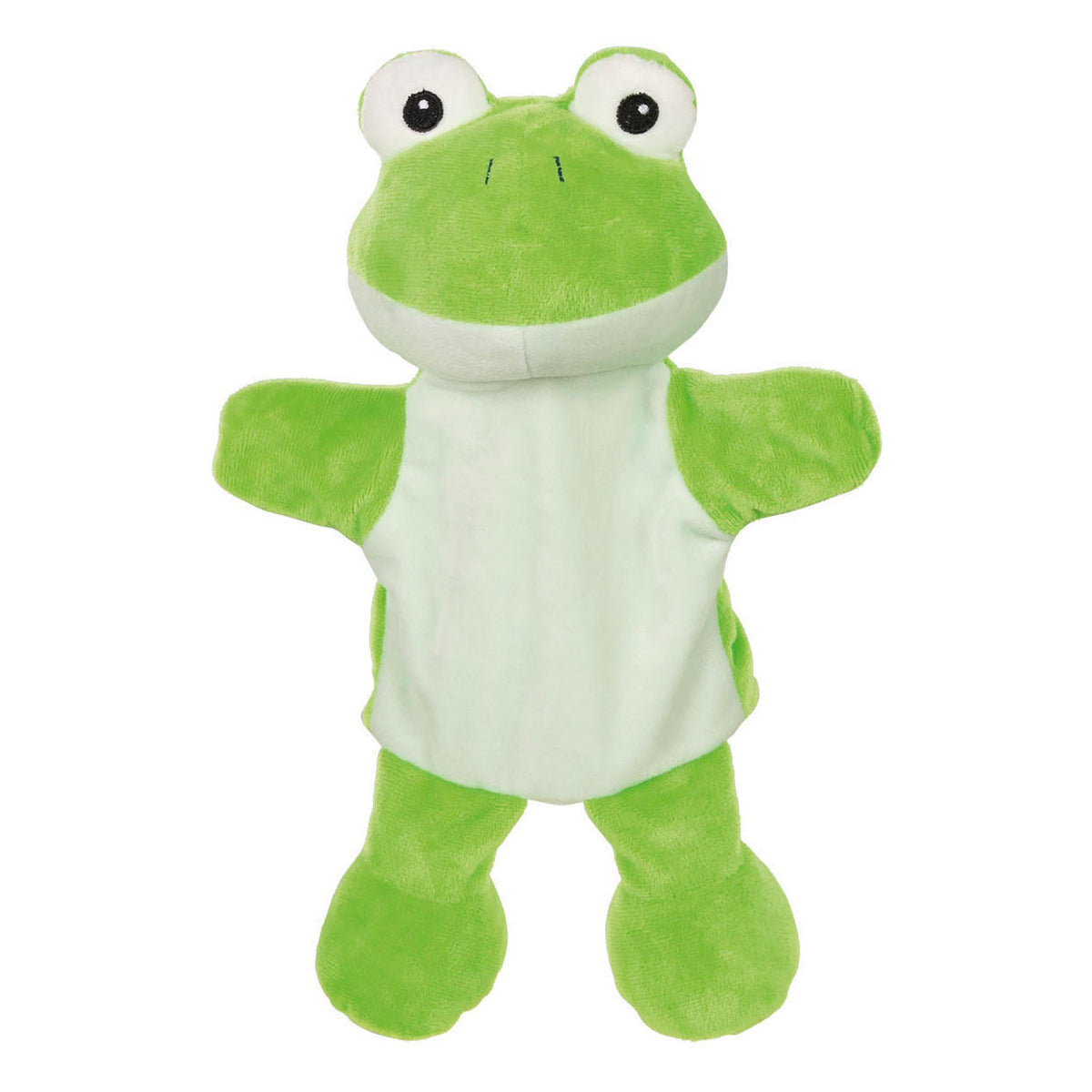 Goki handpop kikker, 21cm