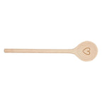 Goki houten pollepel hart, 20cm