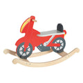 Goki - houten hobbel motor rood