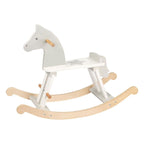 Goki houten hobbelpaard wit