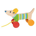 Goki - houten trekdier hond