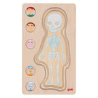 Goki - houten lagenpuzzel menselijk lichaam jongen 29st.