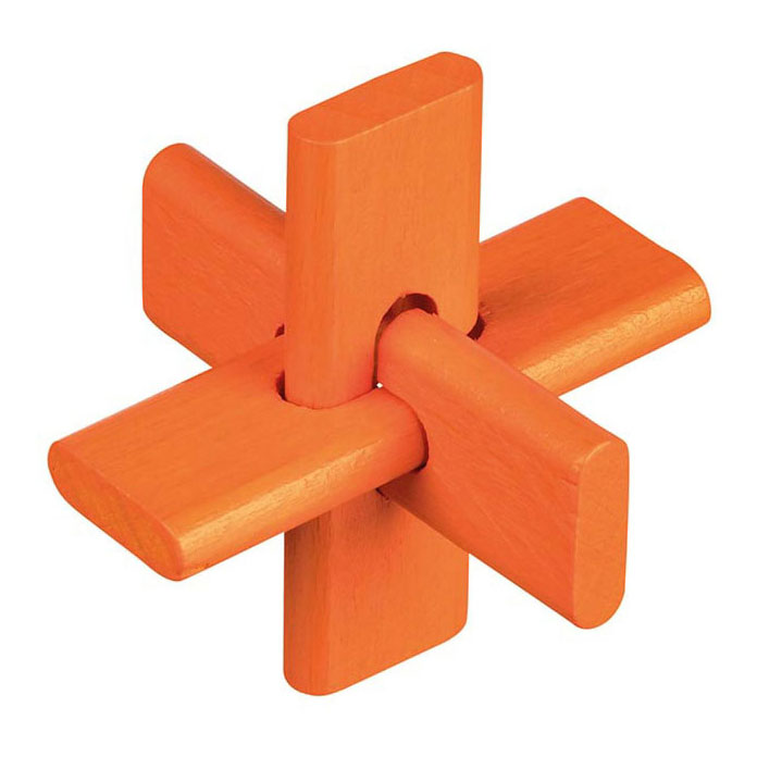 Goki - houten breinbreker puzzel