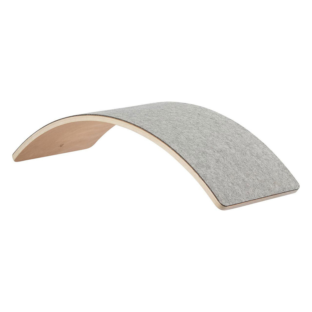 Goki houten balansbord wave met vilt, 82cm
