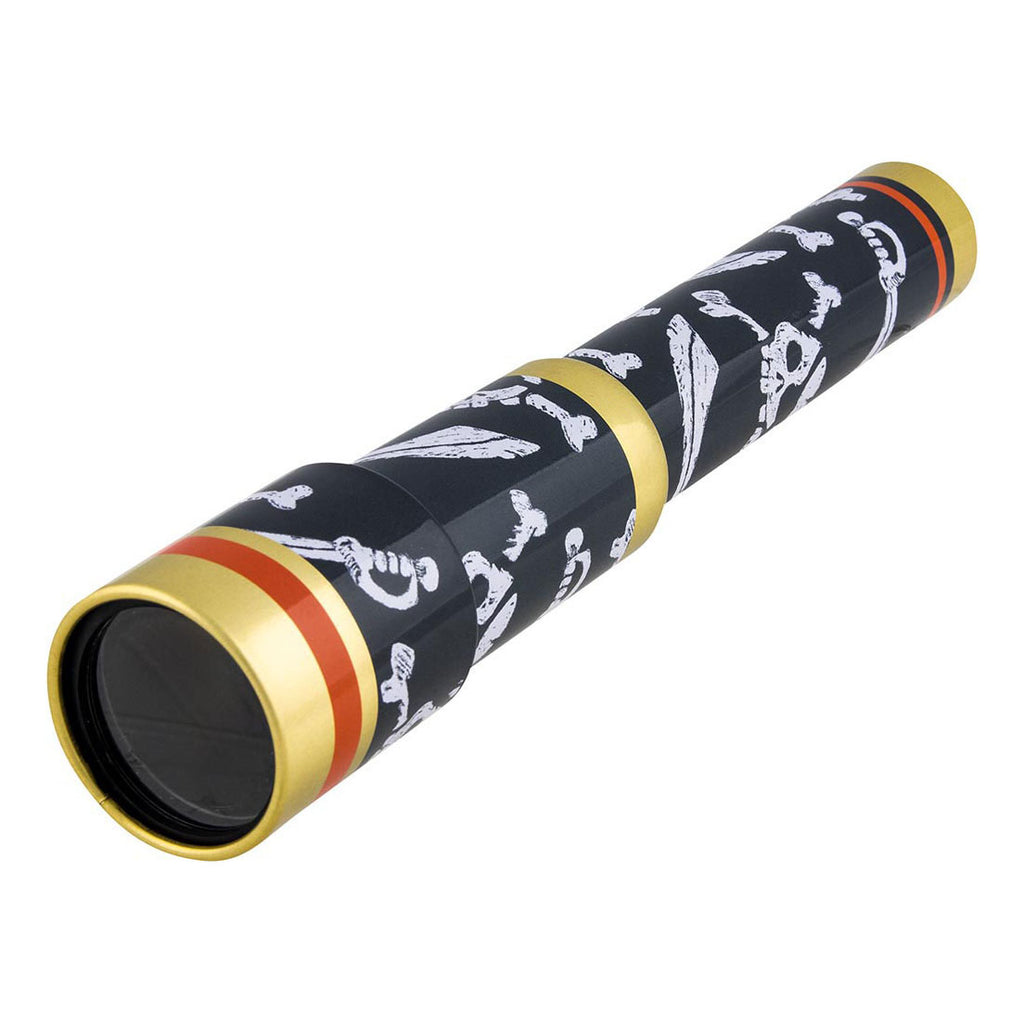 Goki - telescoop piraten junior 25 cm staal zwart/goud