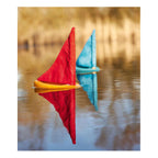 Goki houten zeilboot klein