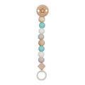Goki - houten fopspeenketting ster blauw