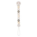 Goki - houten fopspeenketting ster grijs