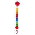 Goki houten fopspeenketting regenboog