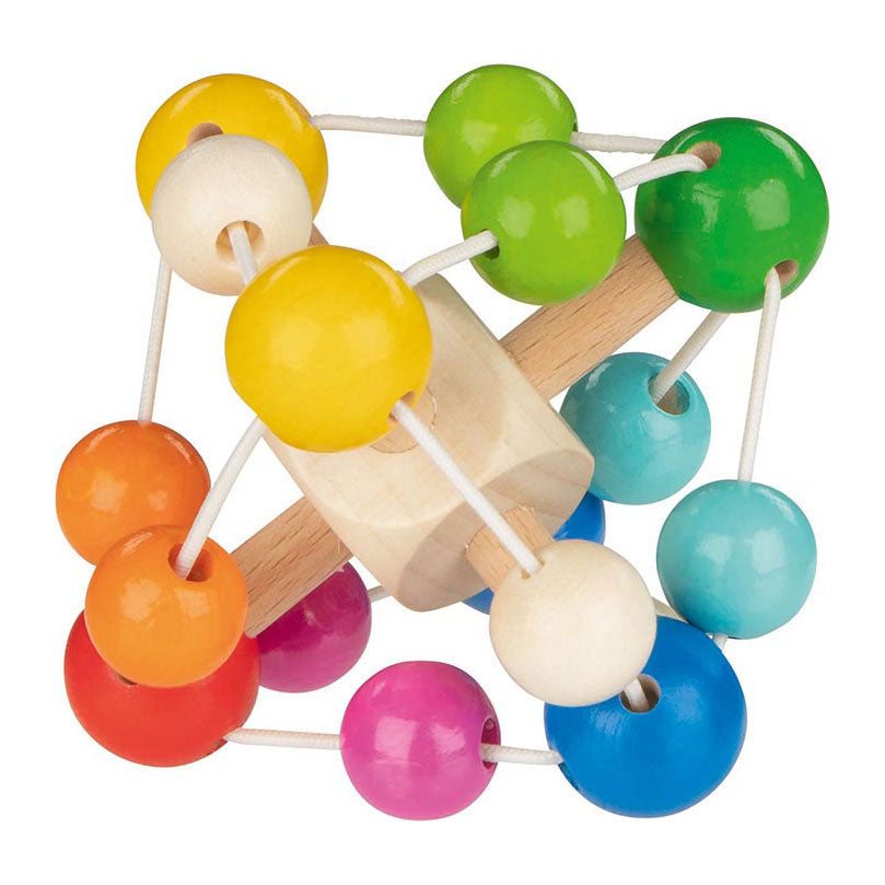 Goki - houten grijpring regenboog