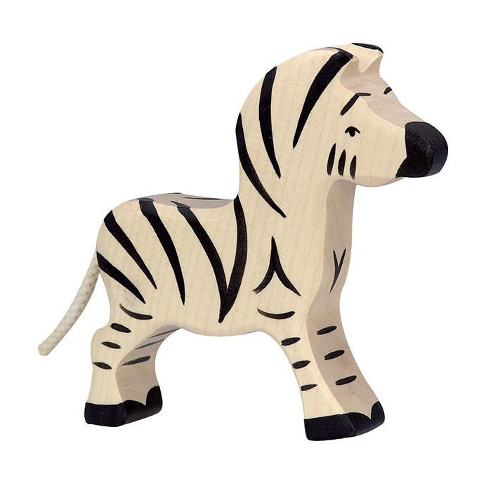 Goki holztiger houten zebra klein