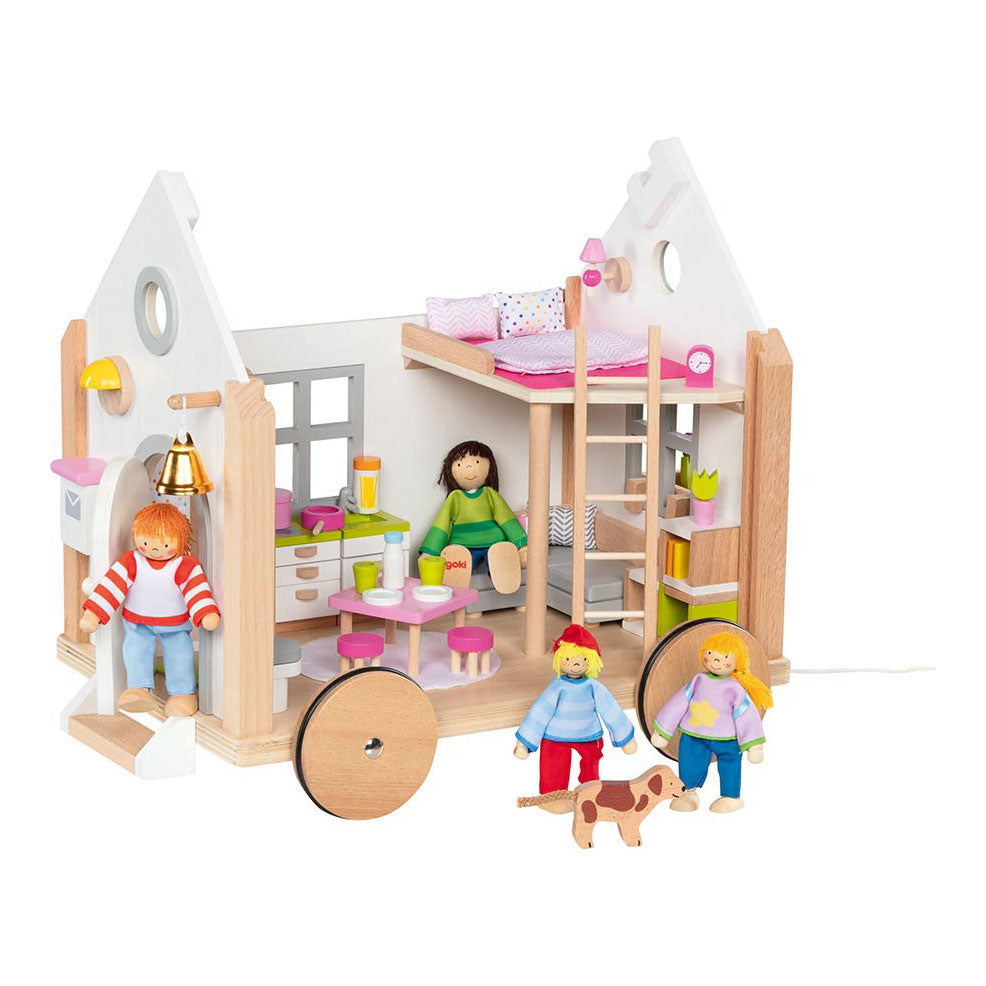 Goki - houten poppenhuis tiny house hygge