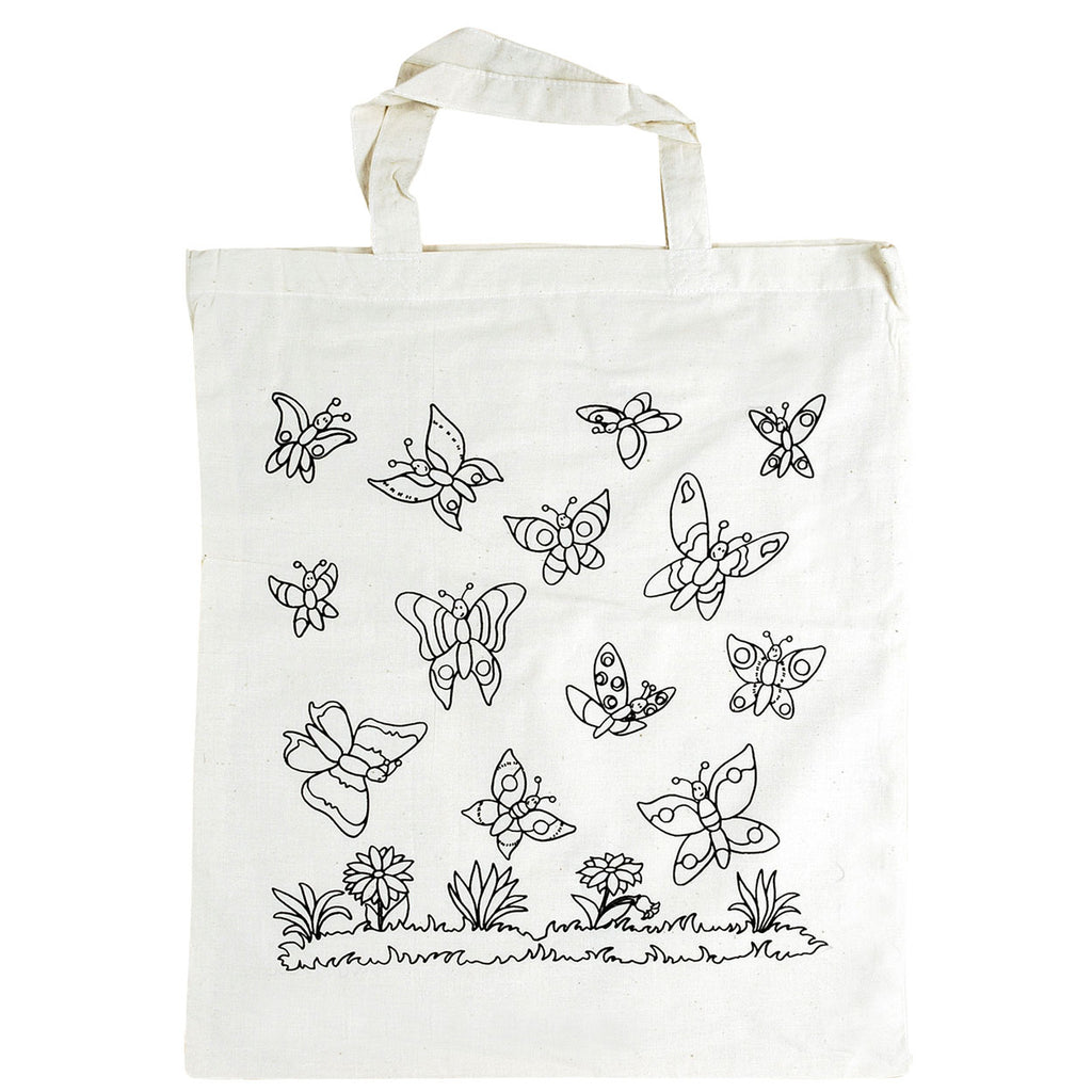 Goki katoenen tas - vlinder