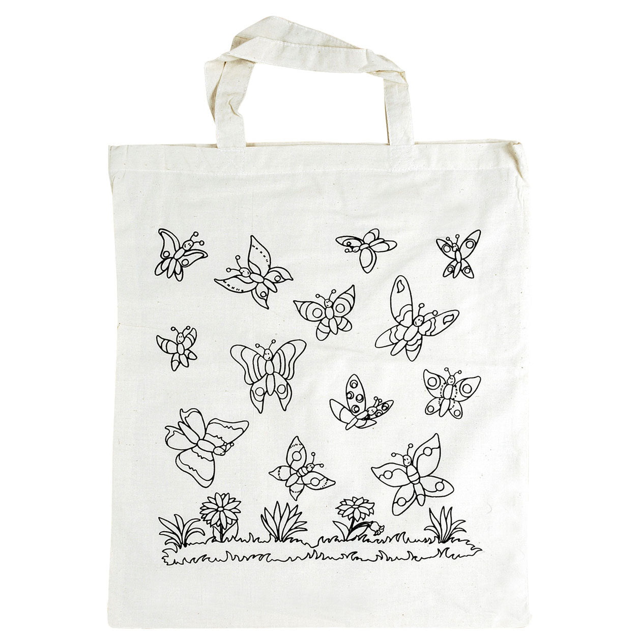Goki - katoenen tas - vlinder