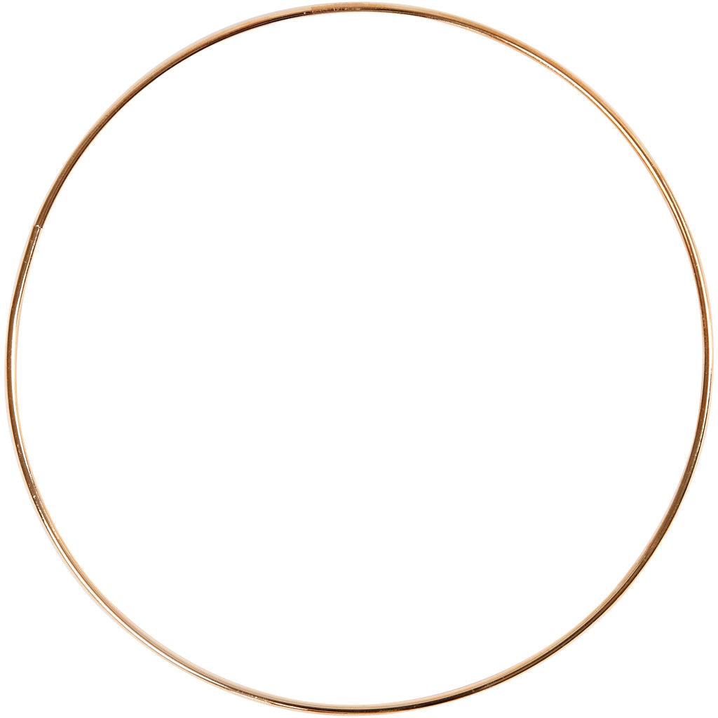 Creativ Company - Creativ Company Https://www.cchobby.nl/metalen-draadring-20-cm-3-mm-goud-1-stuk