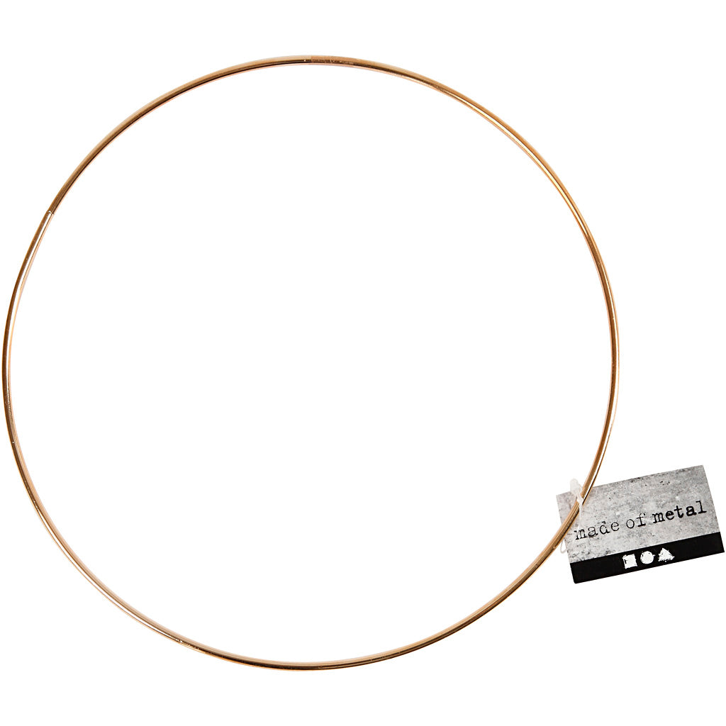 Creativ Company - Creativ Company Https://www.cchobby.nl/metalen-draadring-20-cm-3-mm-goud-1-stuk