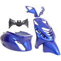 Edge - Plaatset 5-delig voor piaggio zip-sp vanaf bouwjaar 2000 - porsche blauw