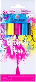 Ecoline - Ecoline brush pen set primair | 5 colours
