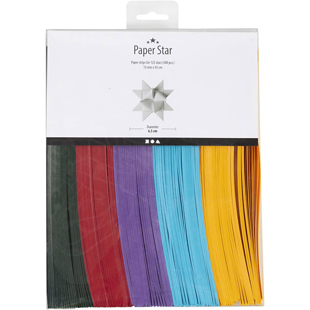 Creativ Company - Creativ Company Https://www.cchobby.nl/vlechtstroken-l-45-cm-d-6-5-cm-b-15-mm-diverse-kleuren-500-stuk-1-doos