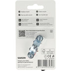 Simson - bel traditioneel chroom staal