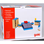 Goki poppenhuis meubeltjes slaapkamer