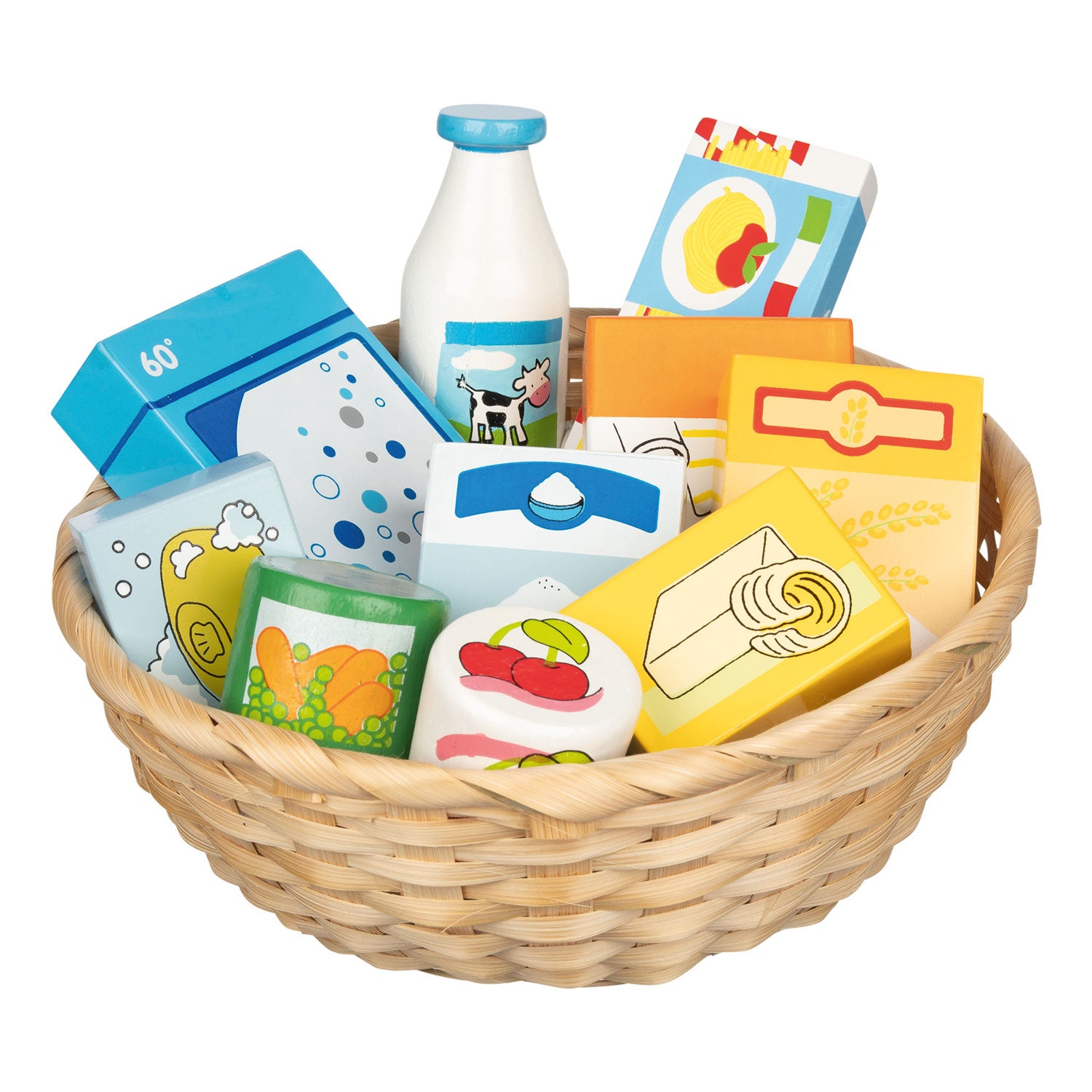 Goki boodschappen in een mand, 10dlg.