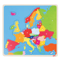 Goki puzzel - europa - 35 stukjes - 32x30x1cm - hout - 5+