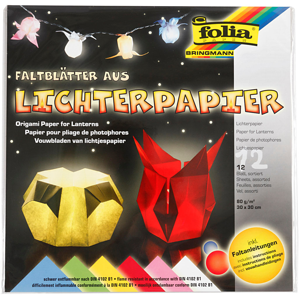 Creativ Company - Creativ Company Https://www.cchobby.nl/lantaarnpapier-vel-30x30-cm-80-gr-standaardkleuren-12-vel-1-doos