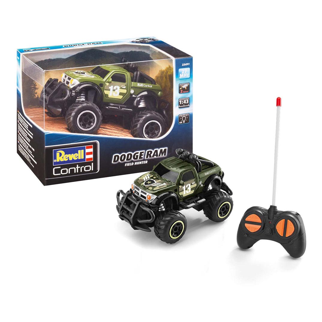 Revell 23491 rc car dodge ram field hunter rc model