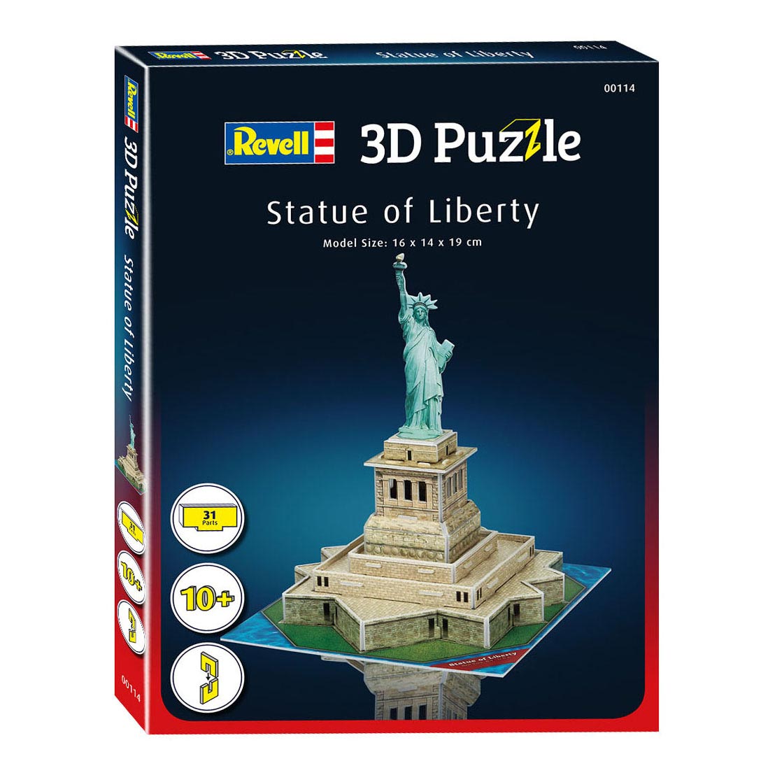 Revell - 3d puzzel bouwpakket - statue of liberty 31 stuks
