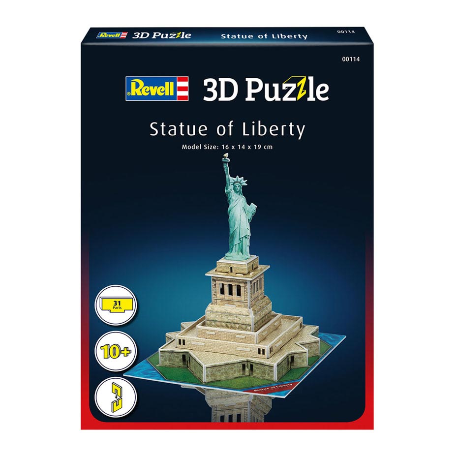Revell - 3d puzzel bouwpakket - statue of liberty 31 stuks