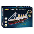 Revell - 3d puzzel bouwpakket - rms titanic led edition 266 stuks
