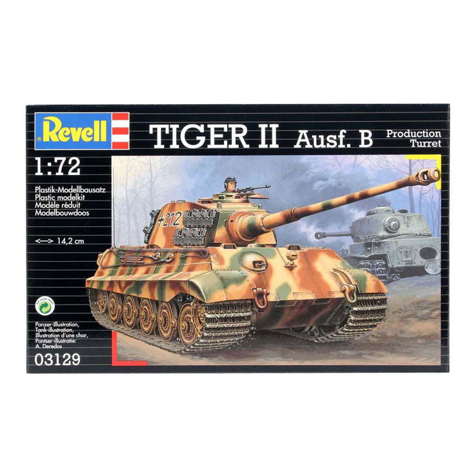 Revell - modelbouwpakket - tiger ii ausf. b 1:72 - 144dlg.