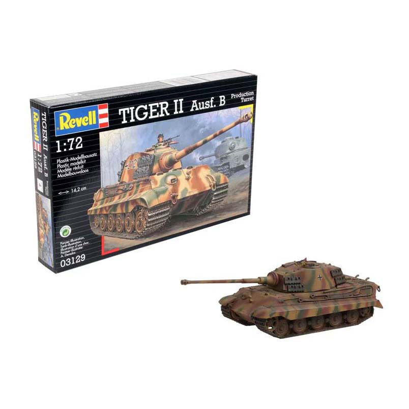 Revell - modelbouwpakket - tiger ii ausf. b 1:72 - 144dlg.