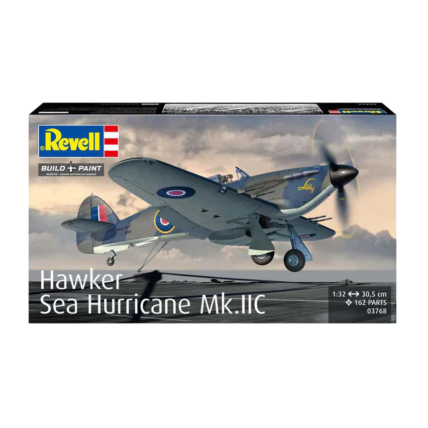 Revell modelbouwpakket - hawker sea hurricane mk.iic 1:32 - 162dlg.