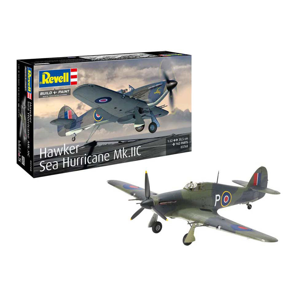Revell modelbouwpakket - hawker sea hurricane mk.iic 1:32 - 162dlg.