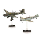 Revell - modelbouwpakket - messerschmitt bf109e & junkers ju87b 1:144 - 39 delig