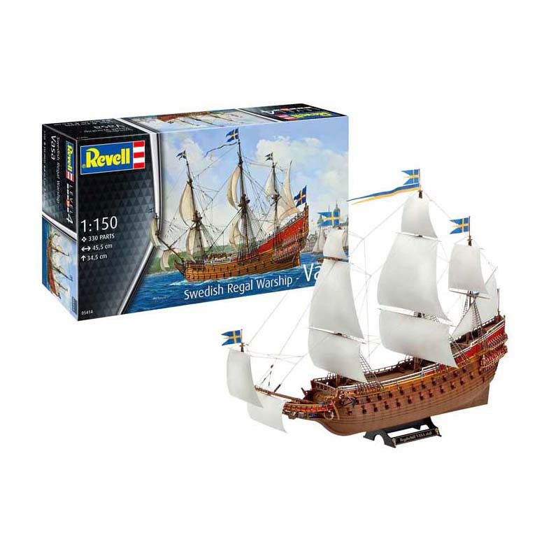 Revell modelbouwpakket - swedish regal ship vasa 1:150 - 330dlg.