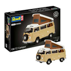 Revell modelbouwpakket auto - 07676 volkswagen vw t2 camper bus - easy click system plastic - 1:24 - modelbouw