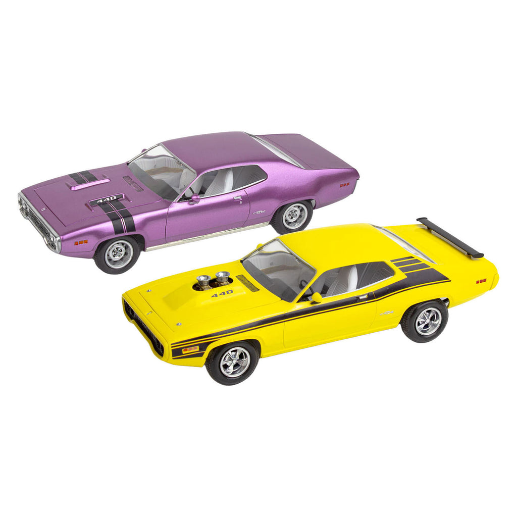 Revell - modelbouwpakket - '71 plymouth satelie gtx street machine 1:24